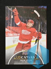 2021-22 UD Series 2 UD Canvas Black #C149 Jakub Vrana - Detroit Red Wings